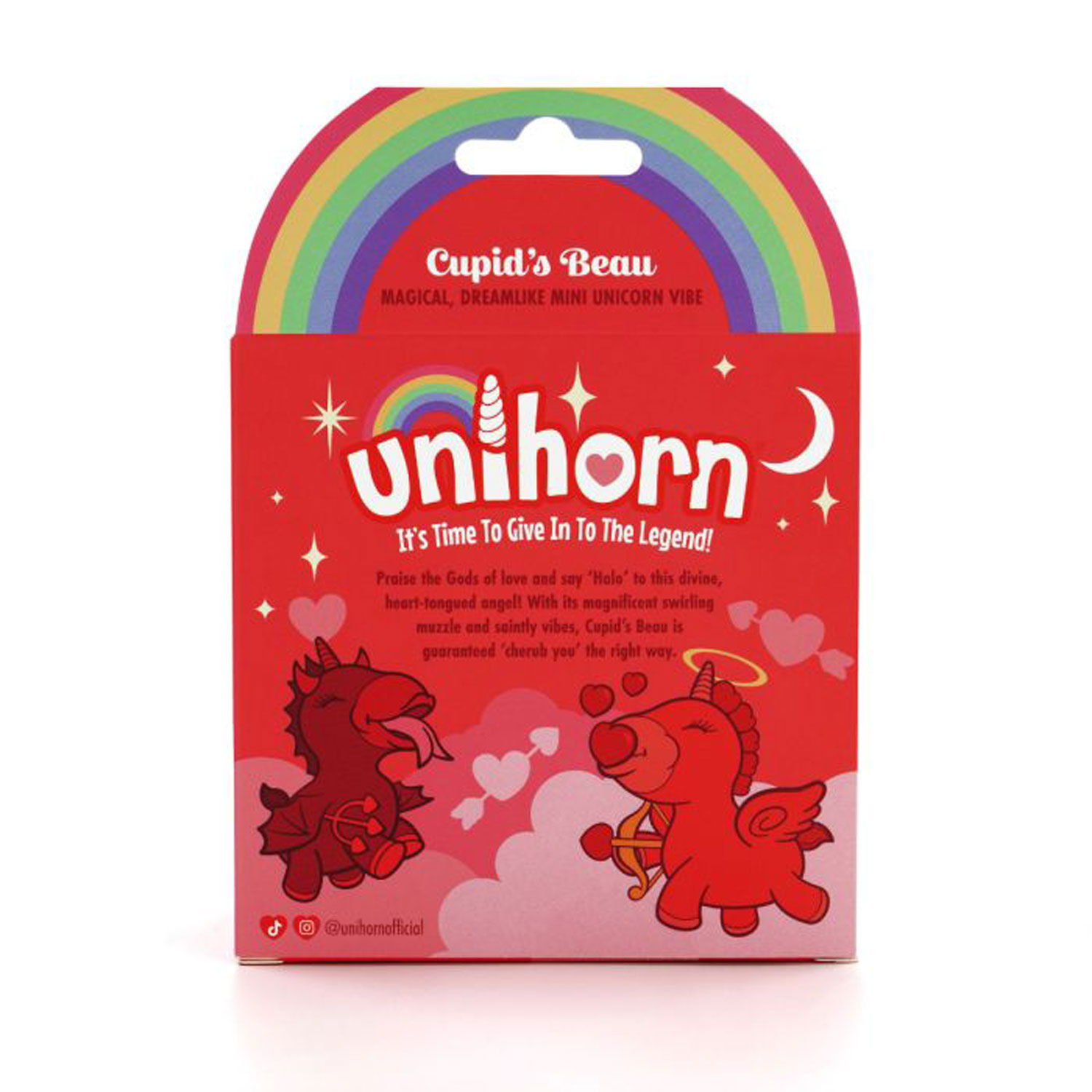 unihorn cupid the heart nosed one red 