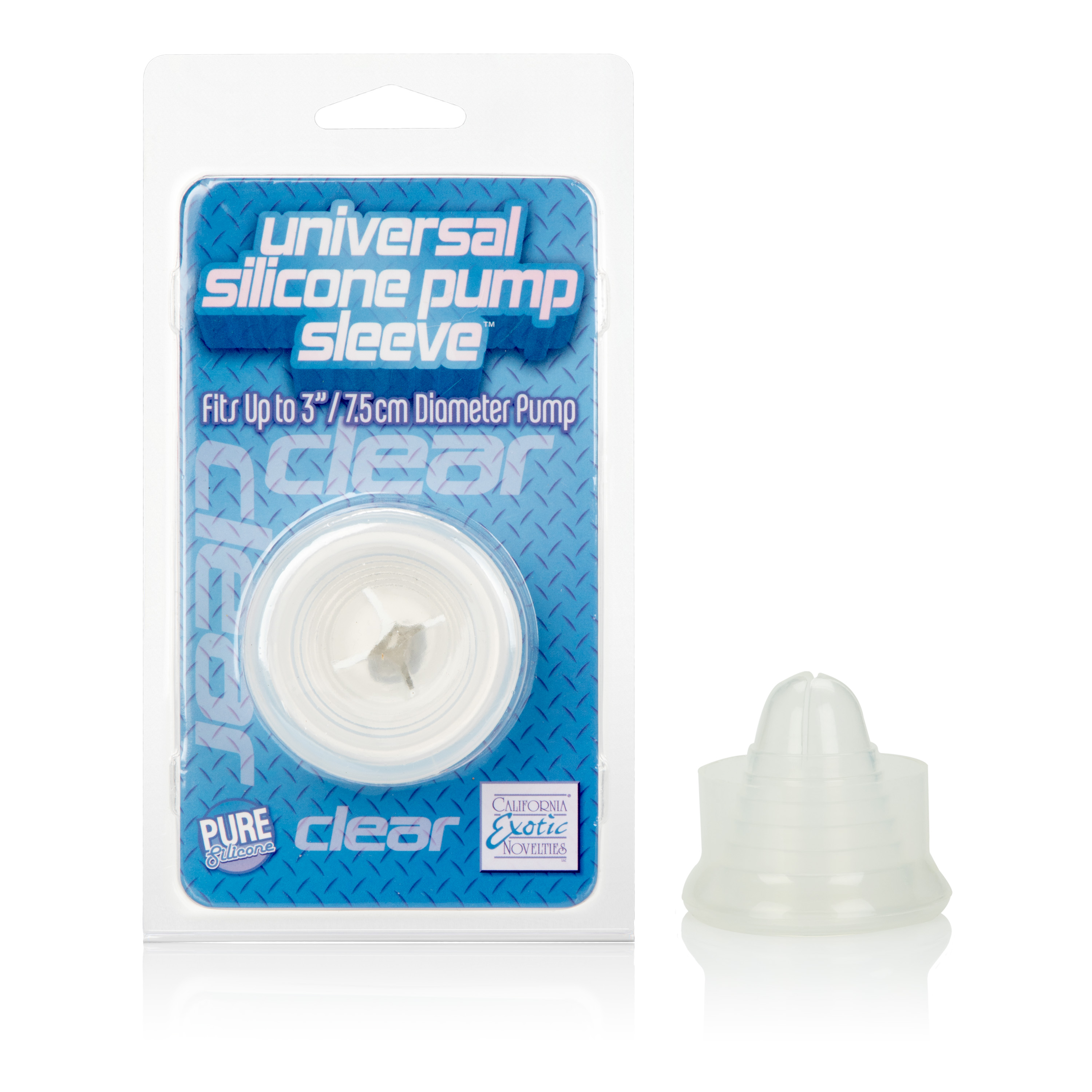 universal silicone pump sleeve clear 