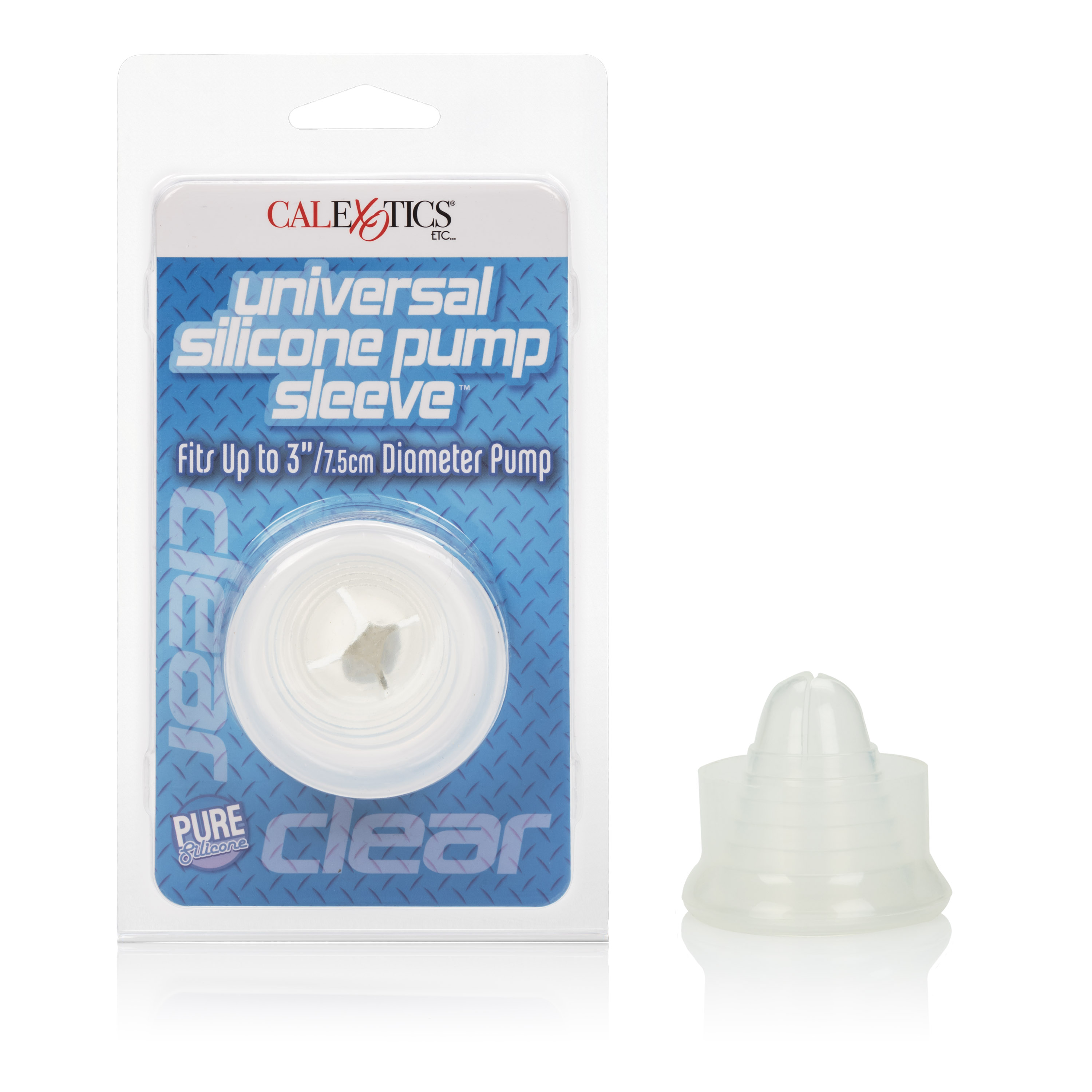 universal silicone pump sleeve clear 