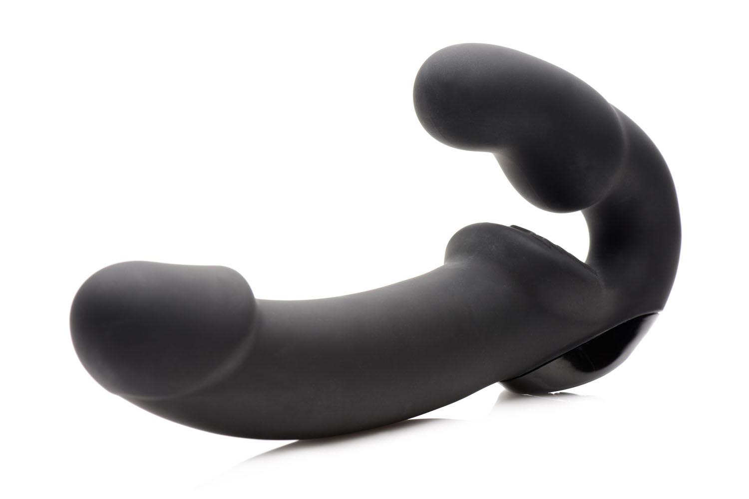 urge silicone strapless strap on with remote black 