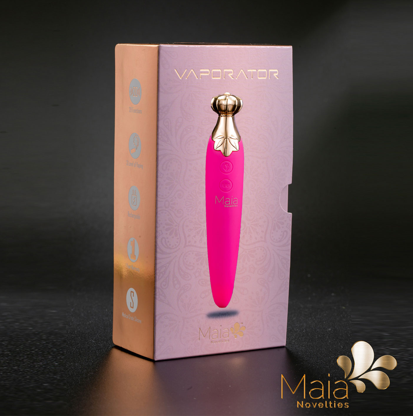 vaporator silicone vibrator  series pink 