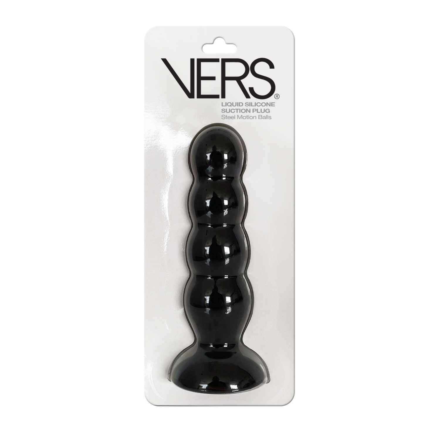 vers liquid silicone suction plug black 