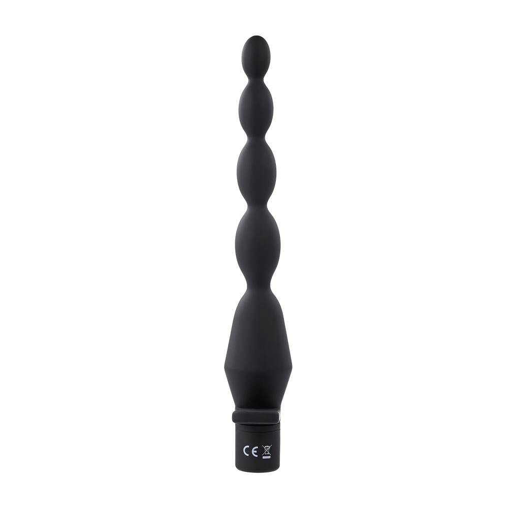 vibrating butt beads black 