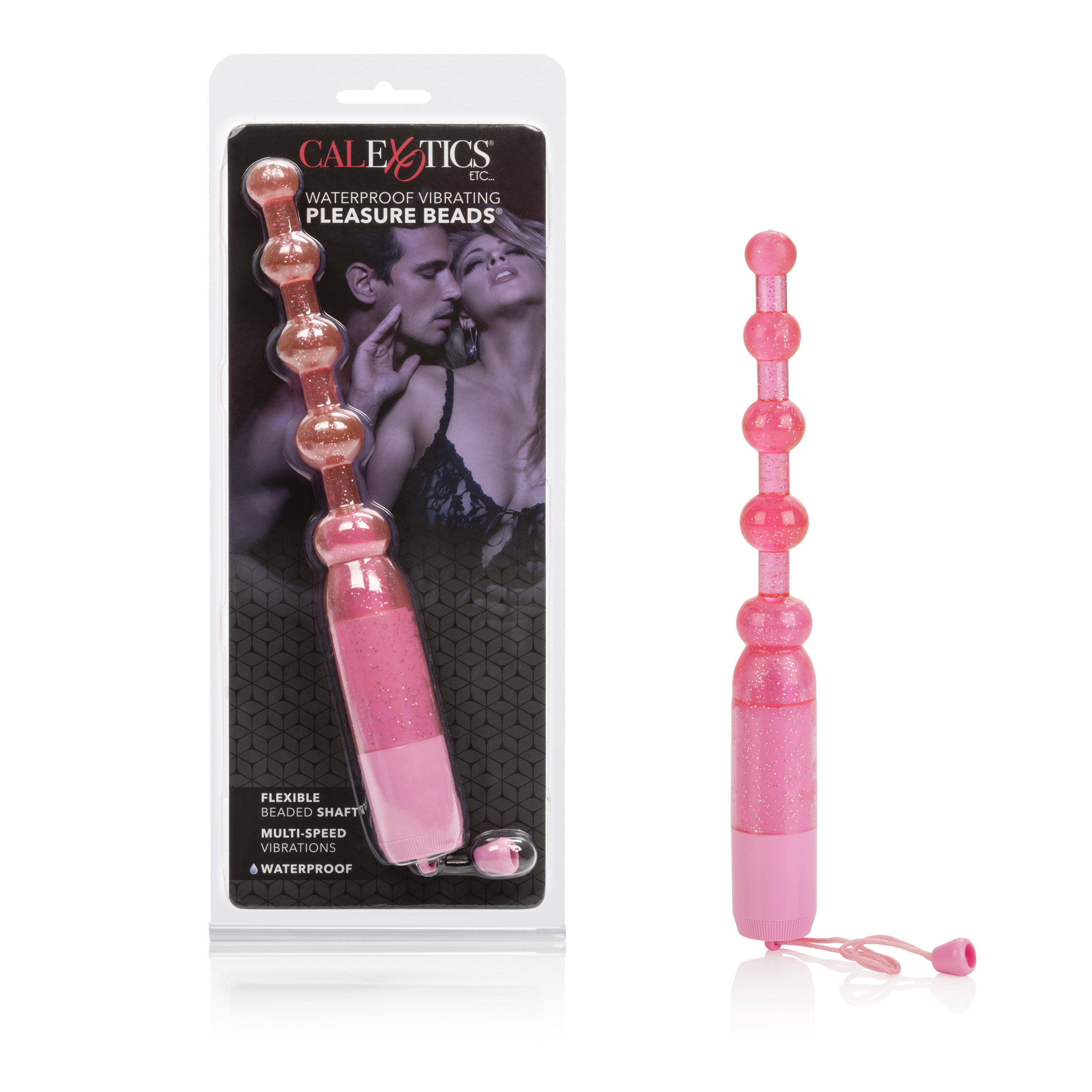 vibrating pleasure beads pink 