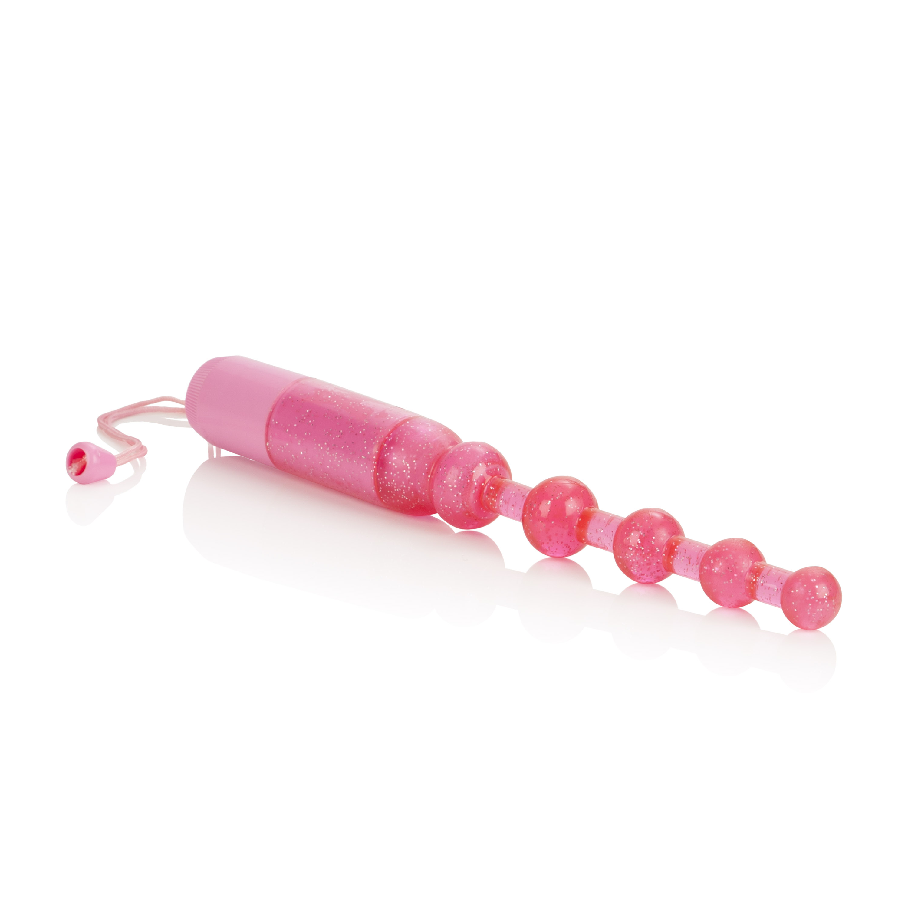 vibrating pleasure beads pink 