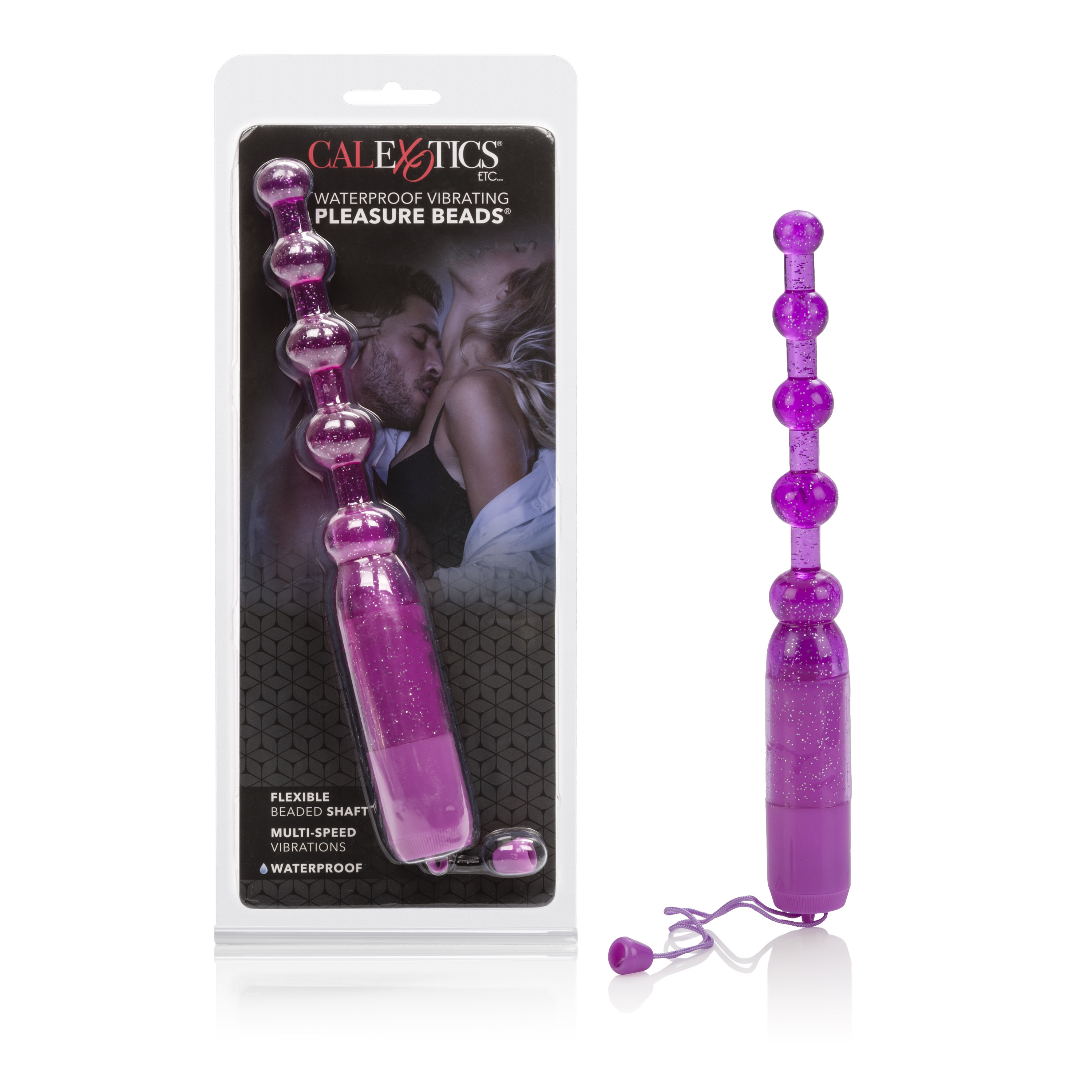 vibrating pleasure beads purple 