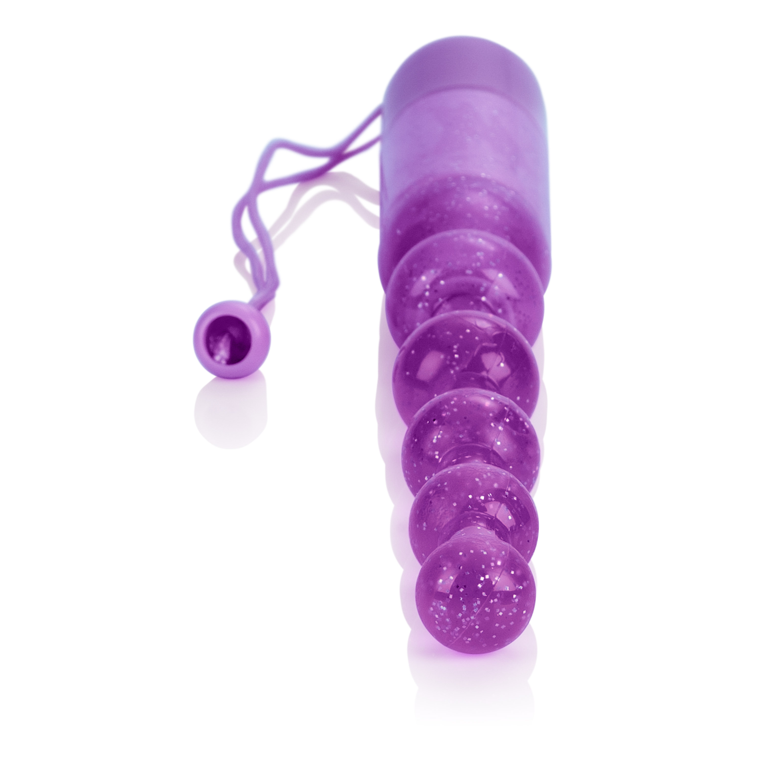 vibrating pleasure beads purple 