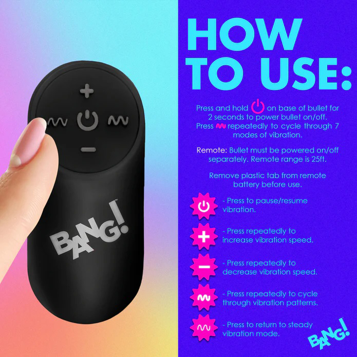 vibrating rainbow butt plug 