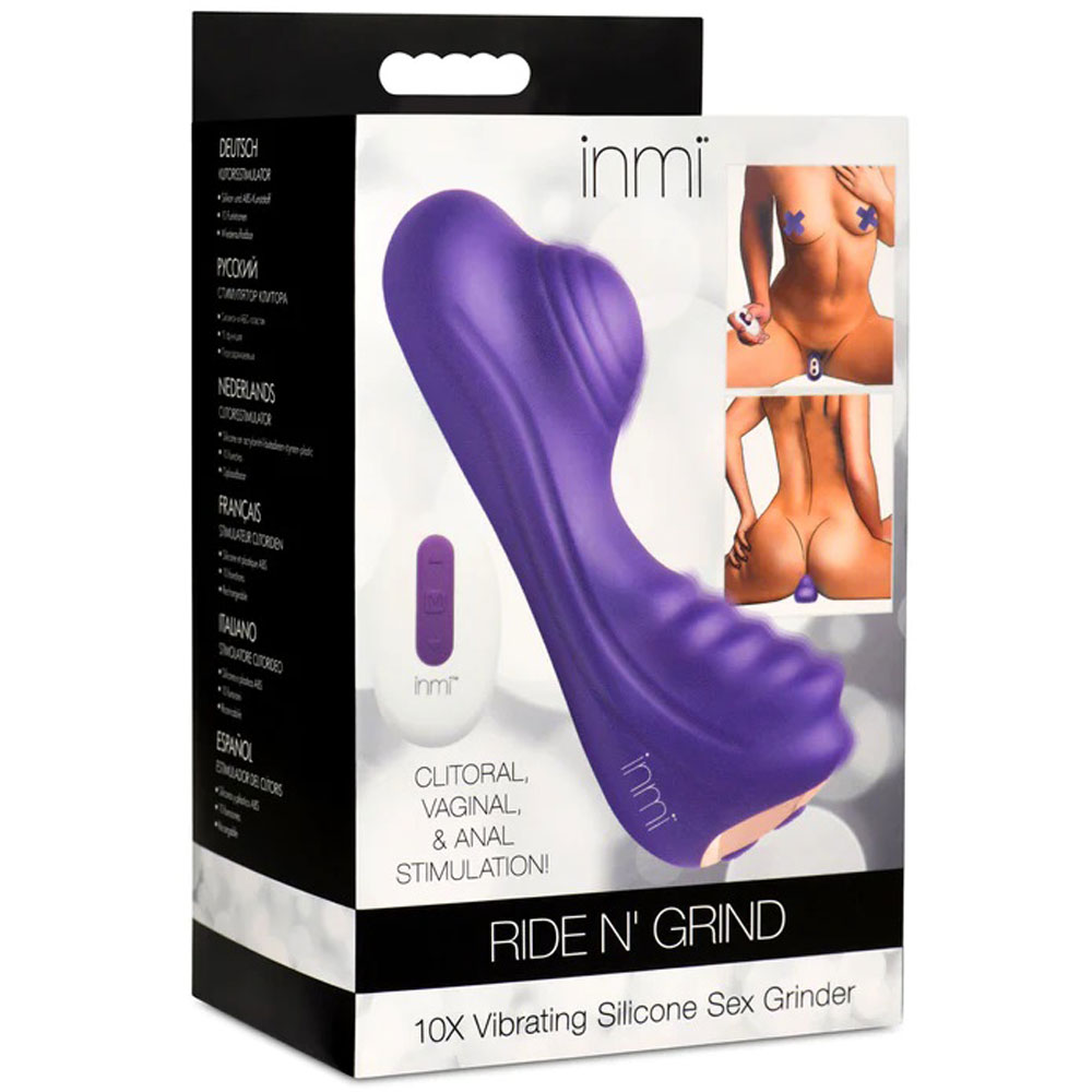 vibrating silicone grinder purple 