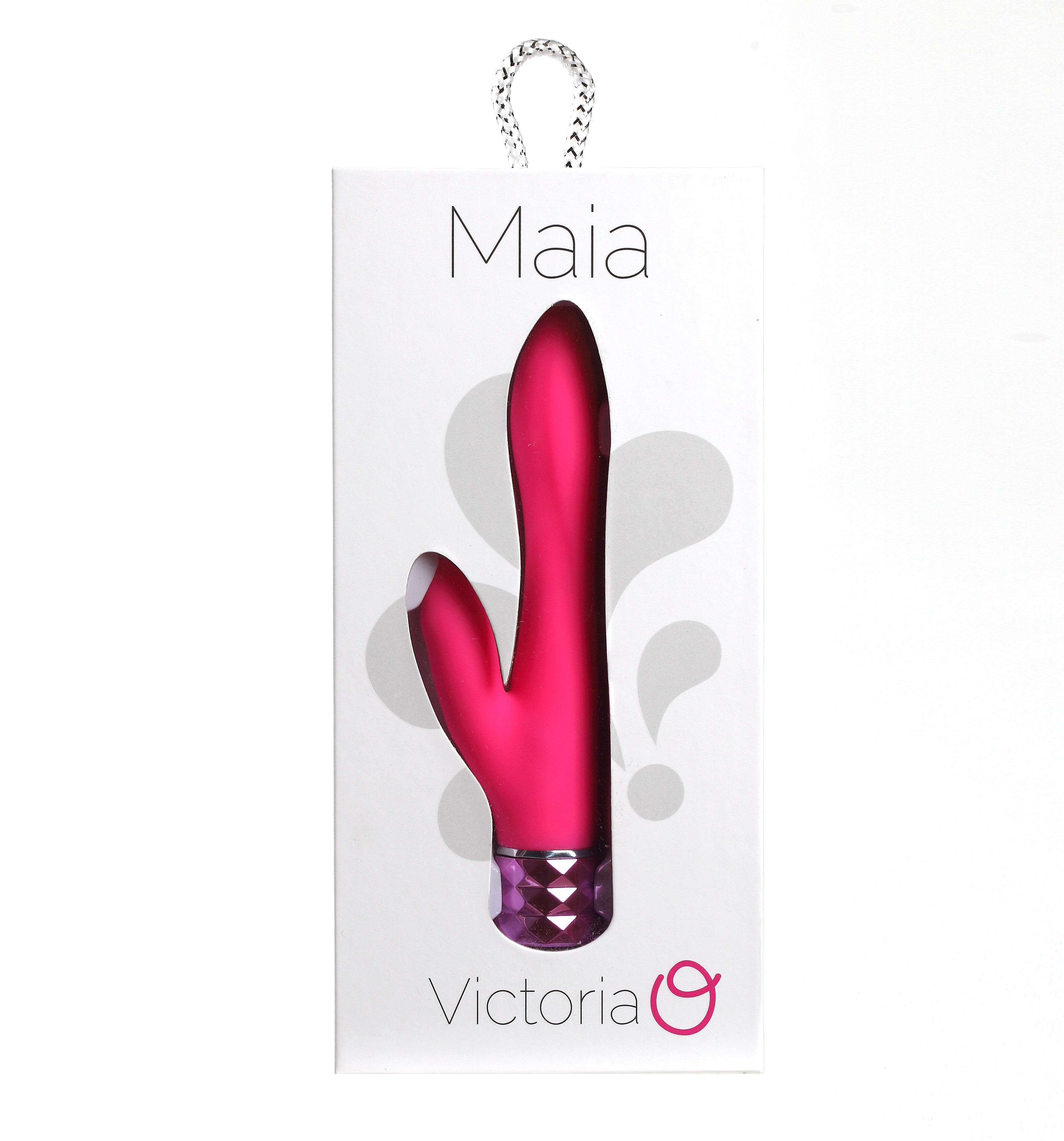 victoria crystal gem dual vibrator pink 