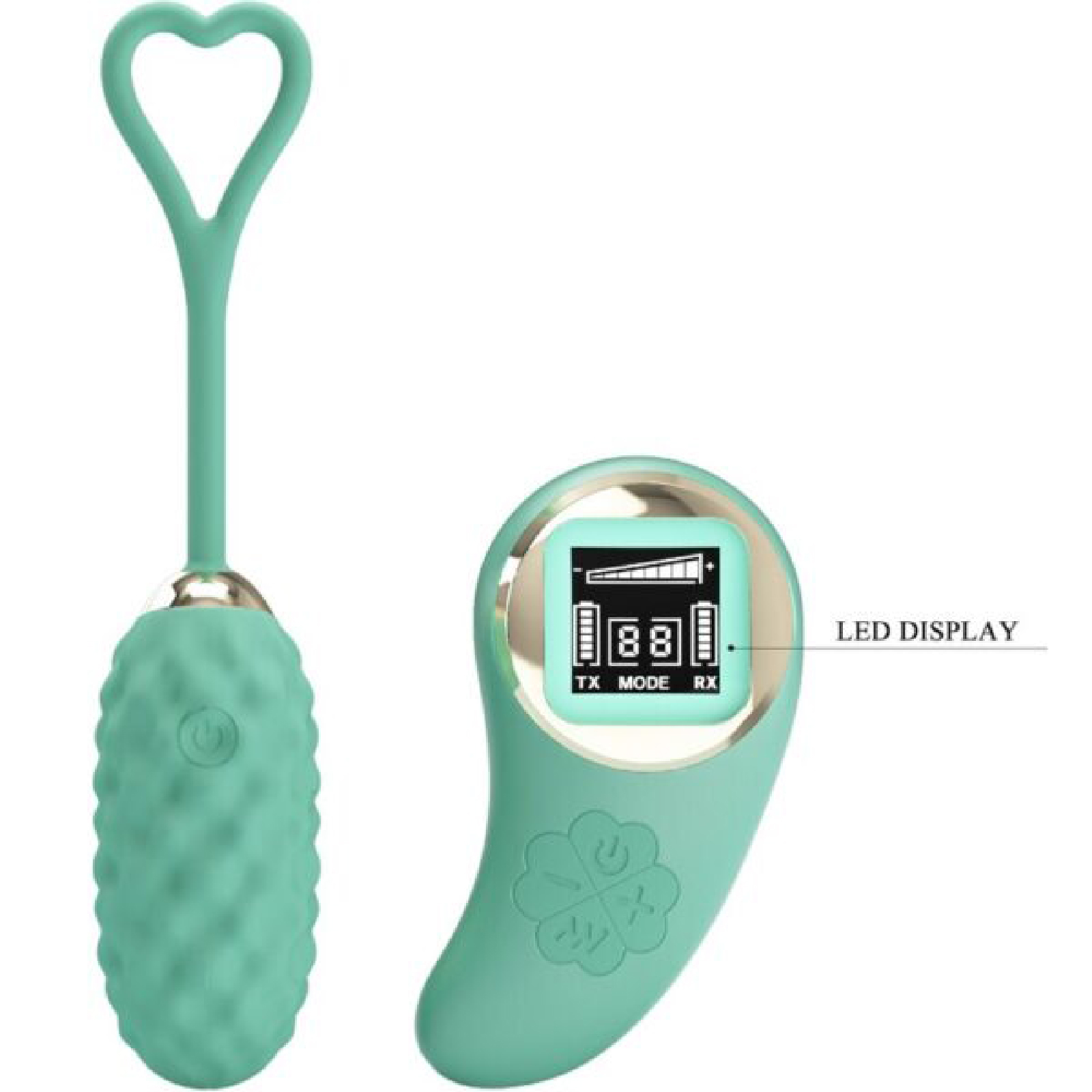 vivian remote control vibrating egg turquoise 