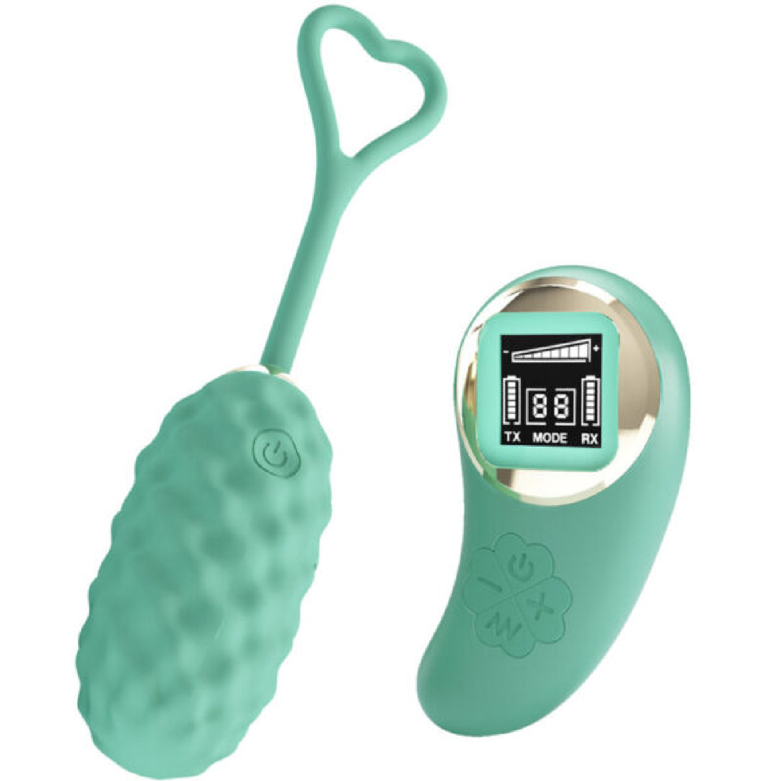 vivian remote control vibrating egg turquoise 