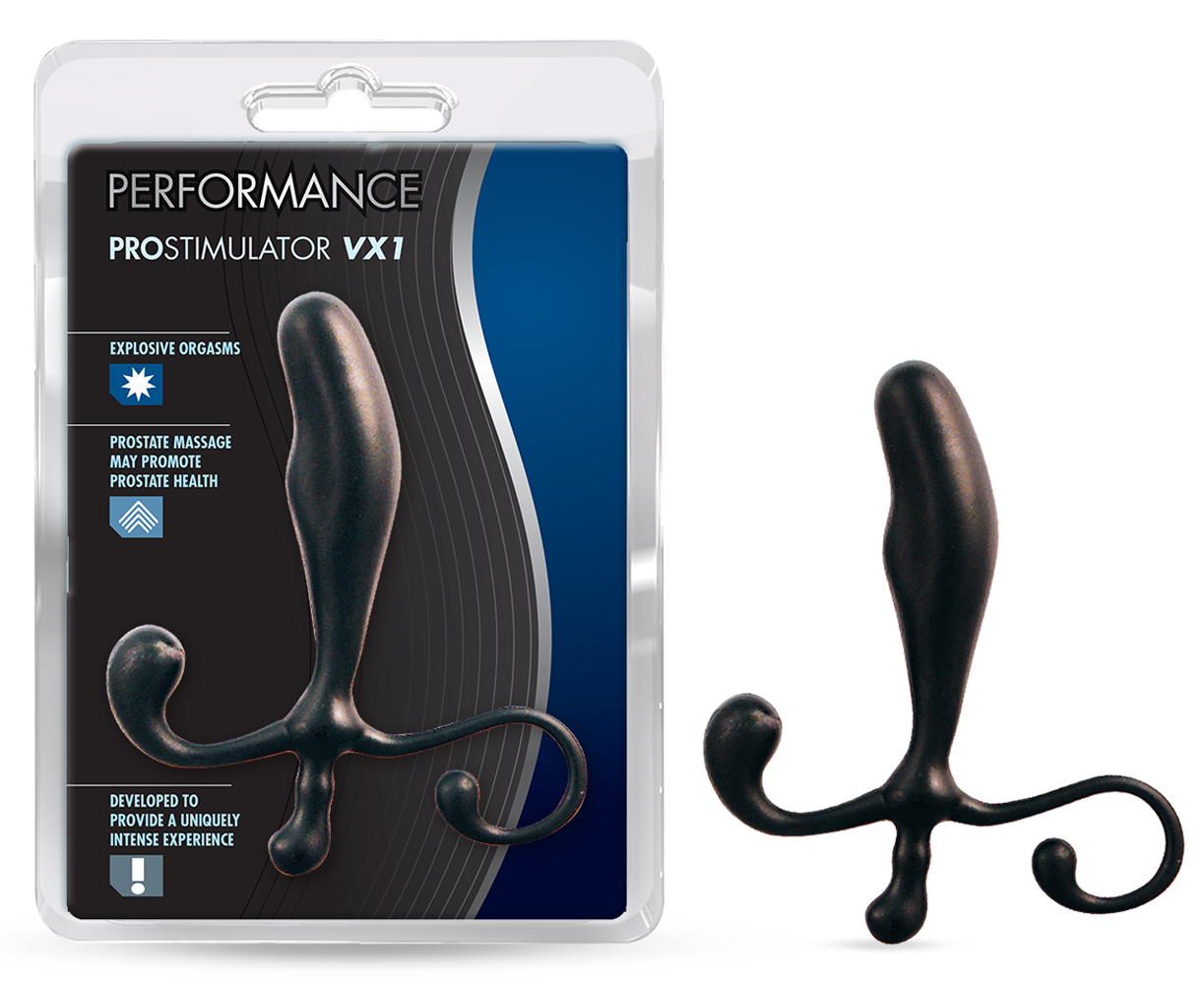 vx prostimulator prostate massager black 