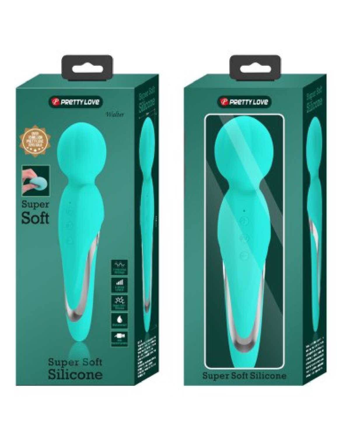 walter super soft silicone wand seafoam 