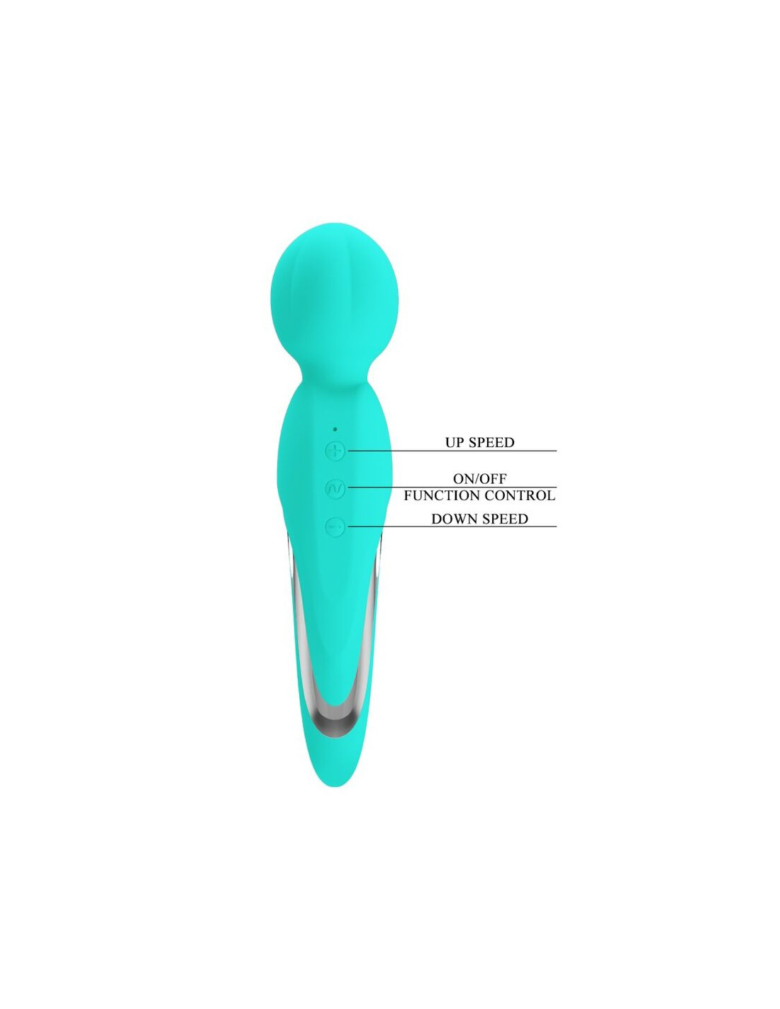 walter super soft silicone wand seafoam 