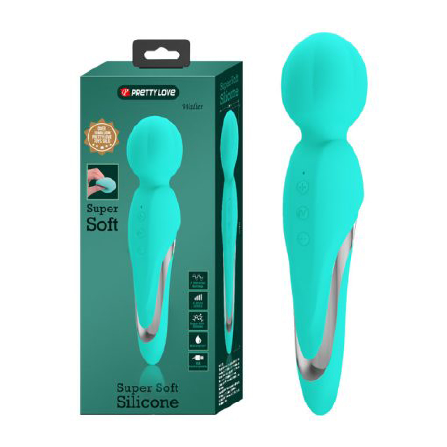 walter super soft silicone wand seafoam 