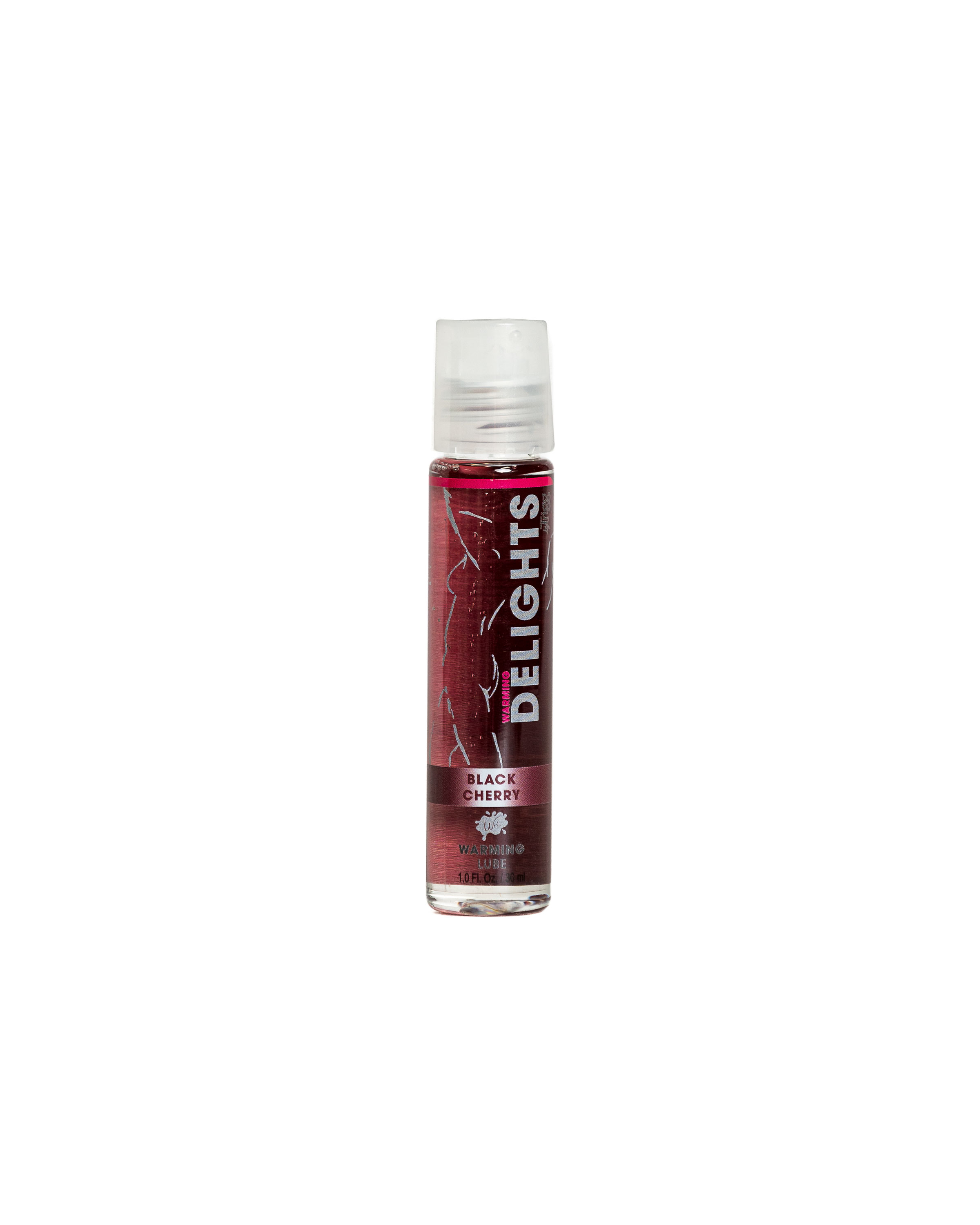 warming delights black cherry flavored lube  oz 