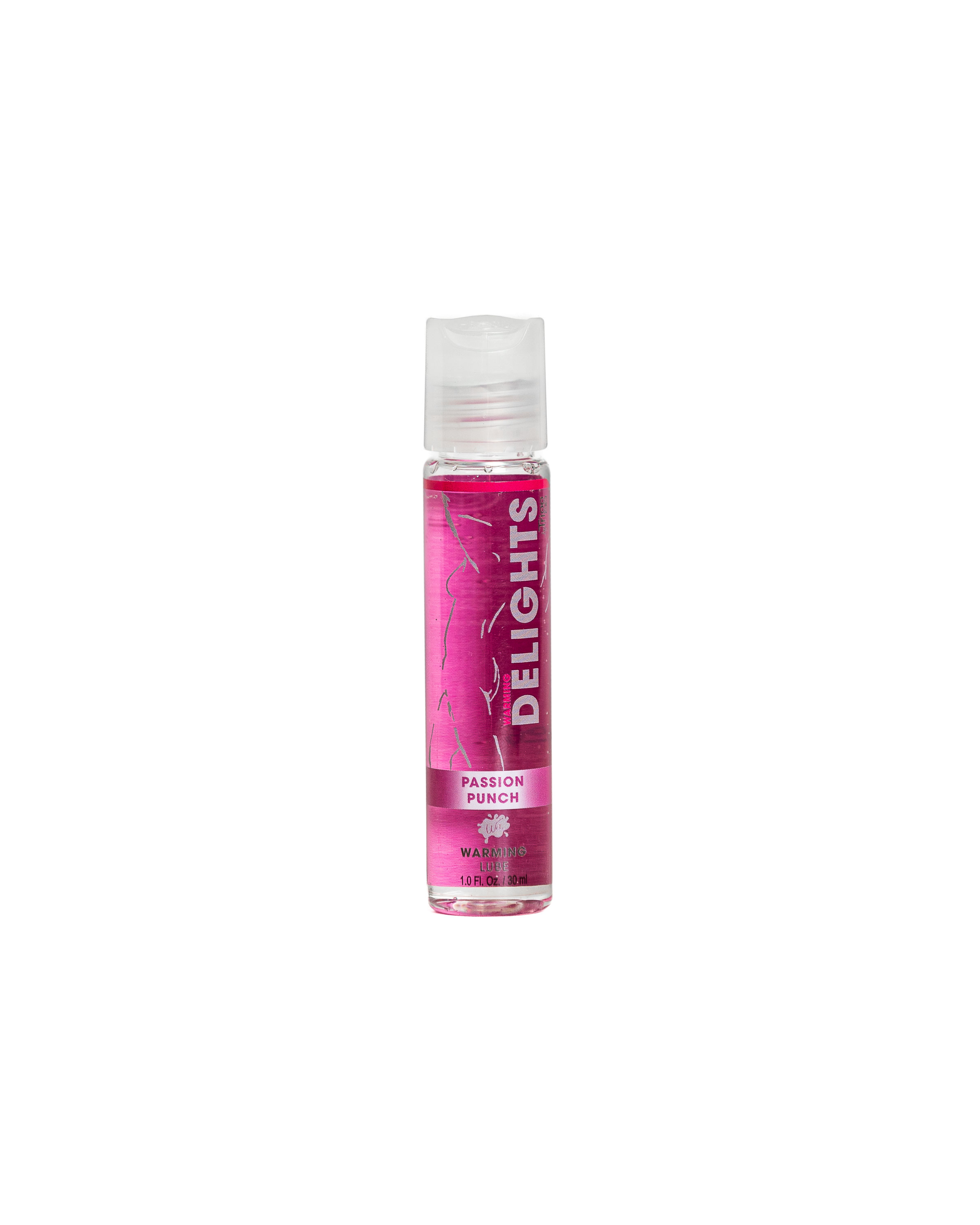 warming delights passion punch flavored lube  oz 
