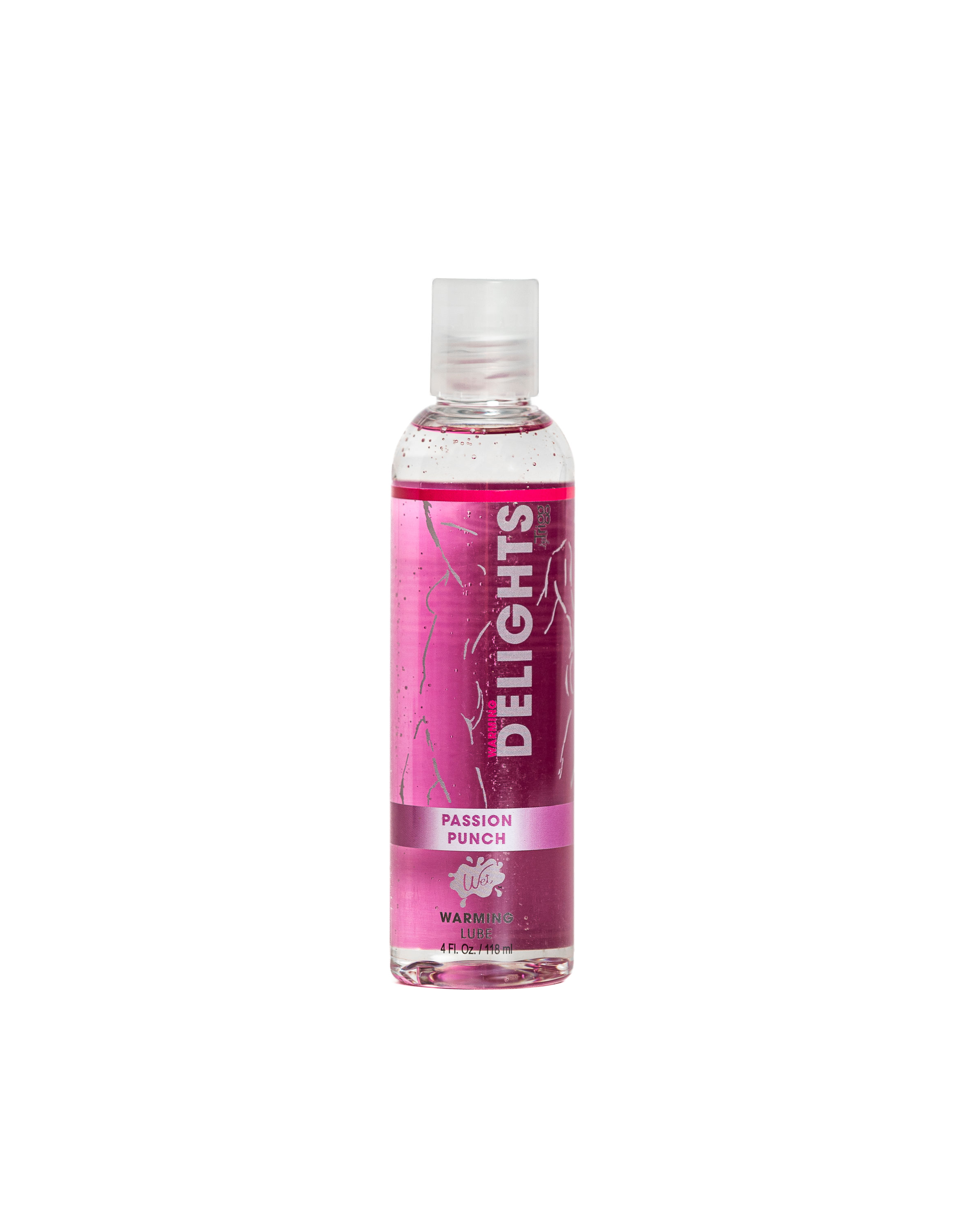 warming delights passion punch flavored lube  oz 