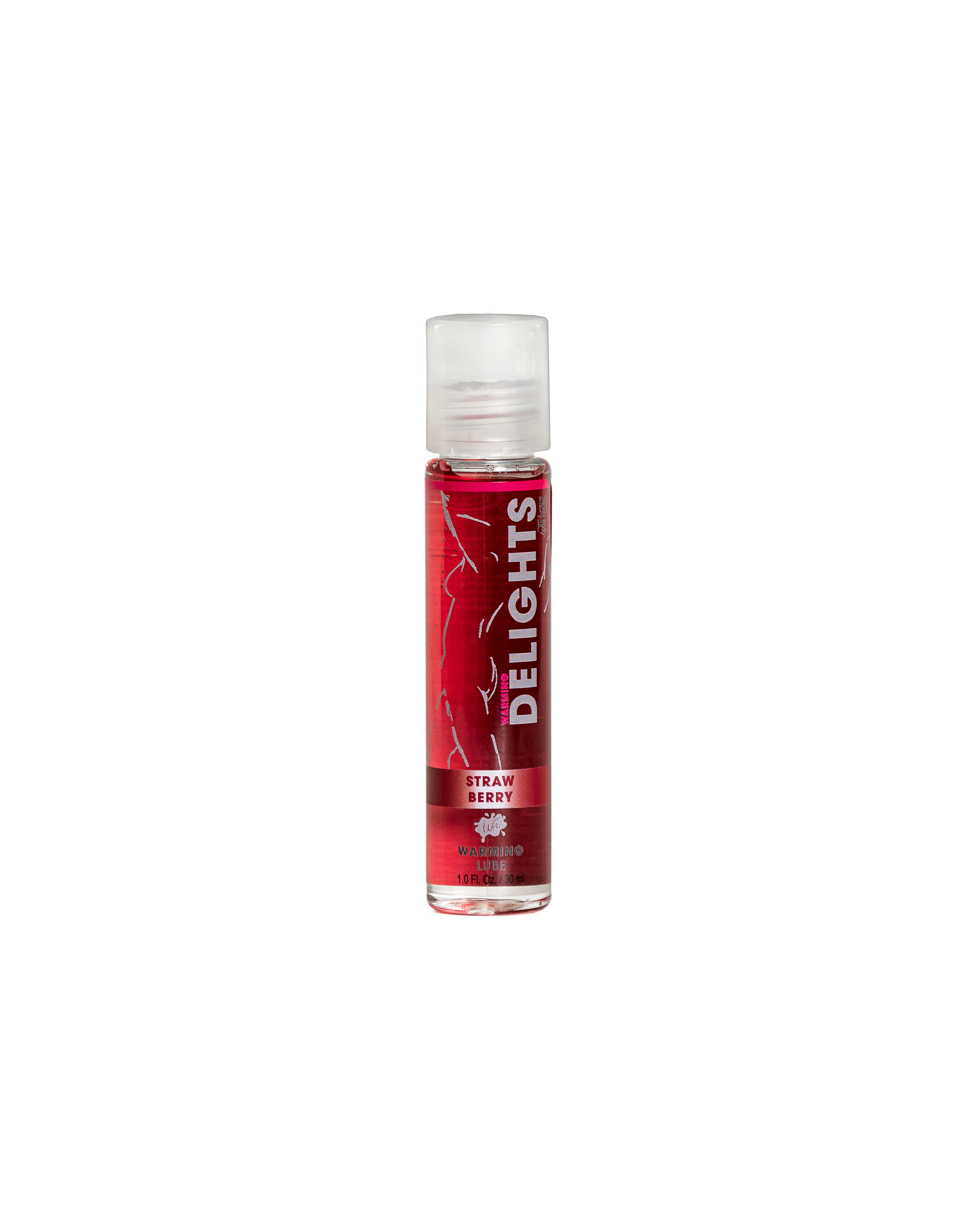 warming delights strawberry flavored lube  oz 