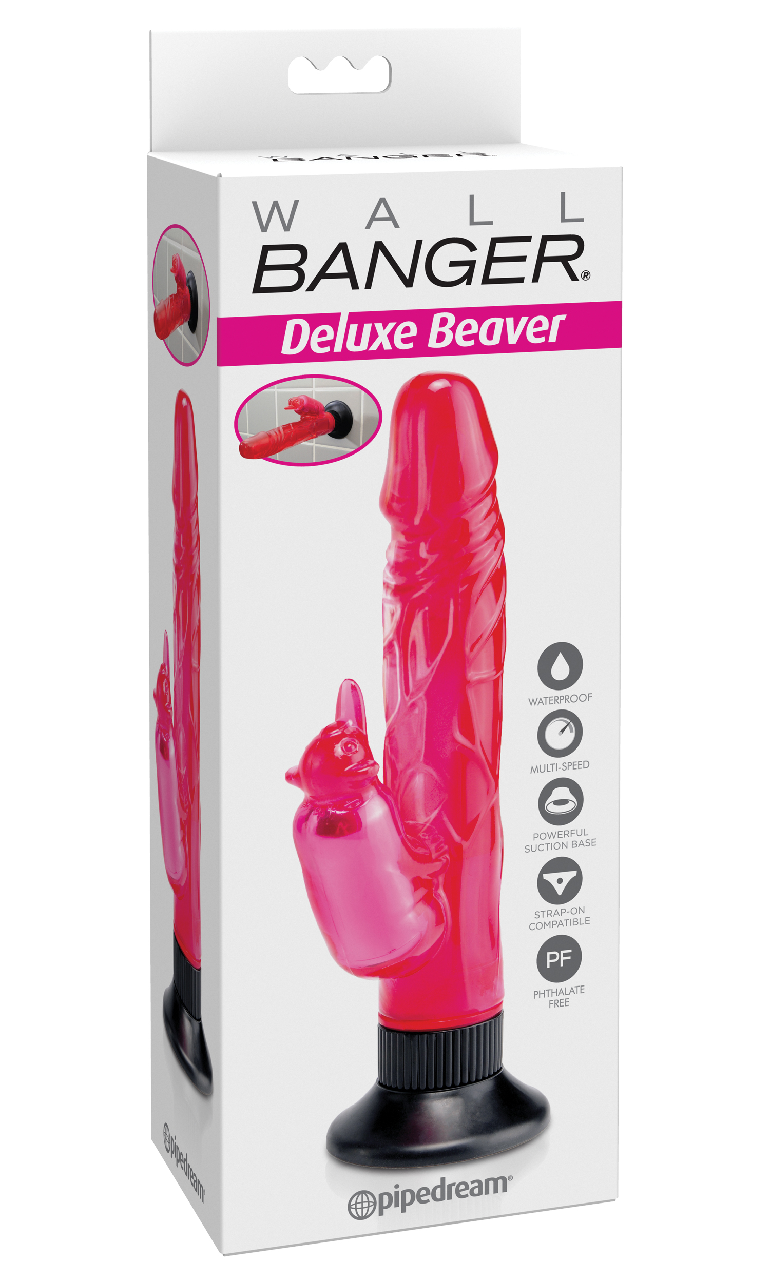 waterproof beaver wall bangers deluxe pink 