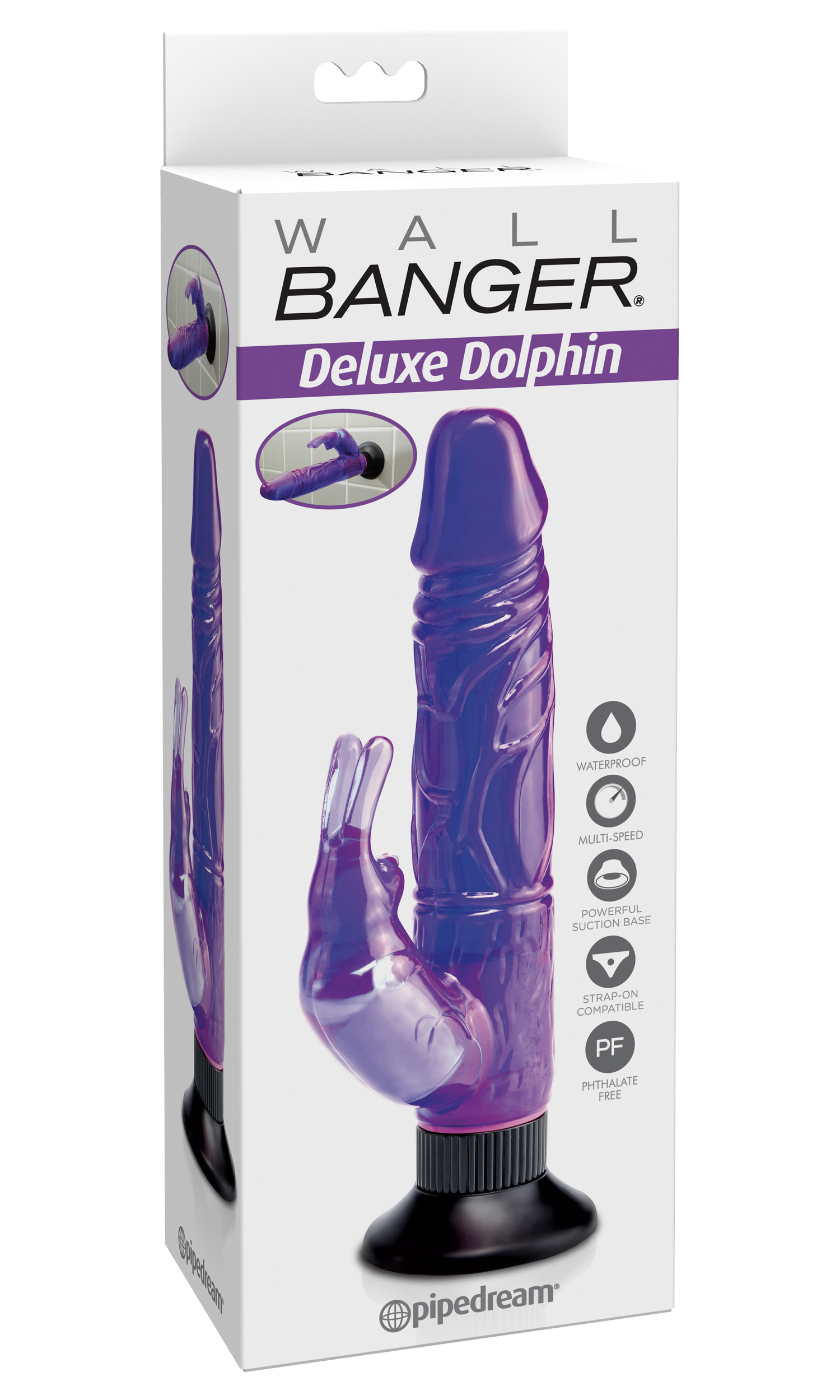 waterproof bunny wall bangers deluxe purple 