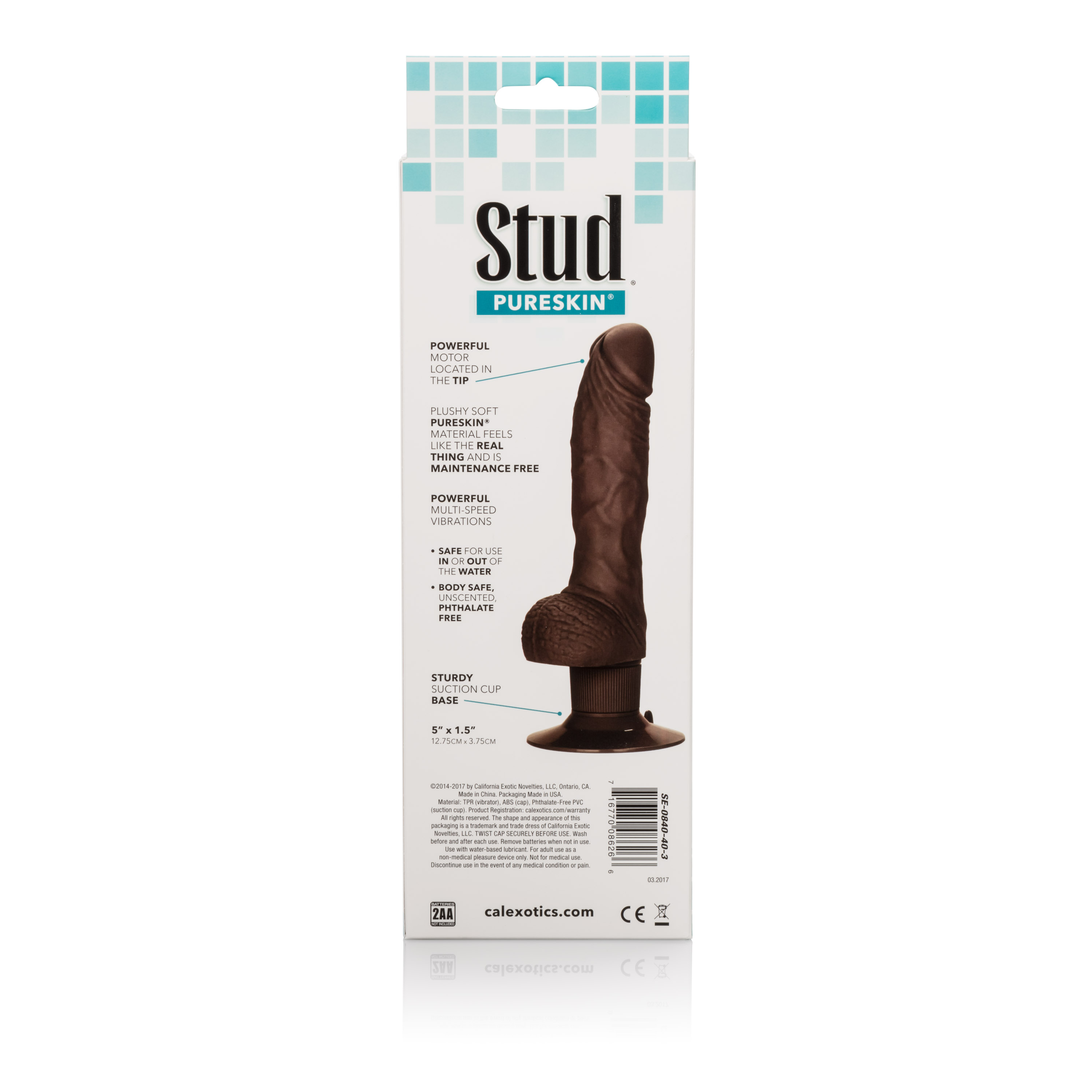 waterproof shower stud super stud brown 