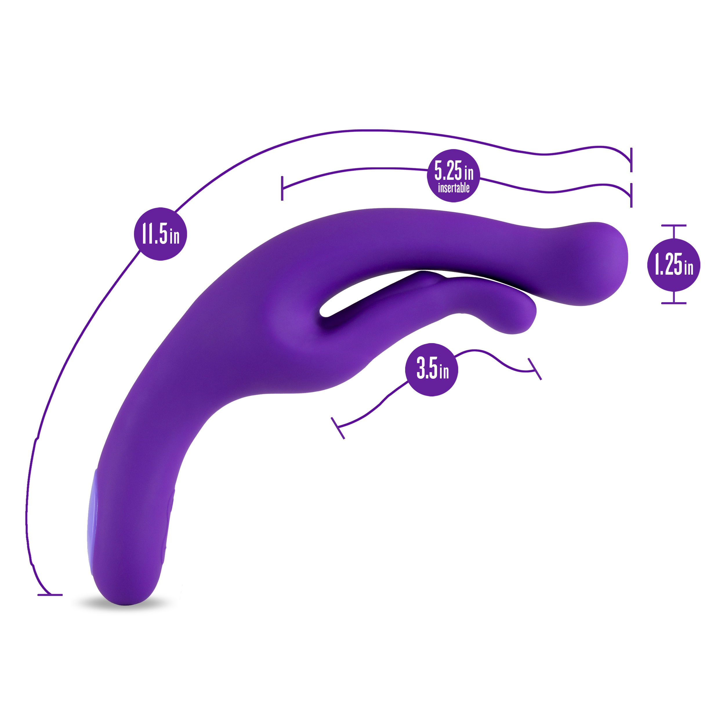 wellness g wave vibrator  purple 