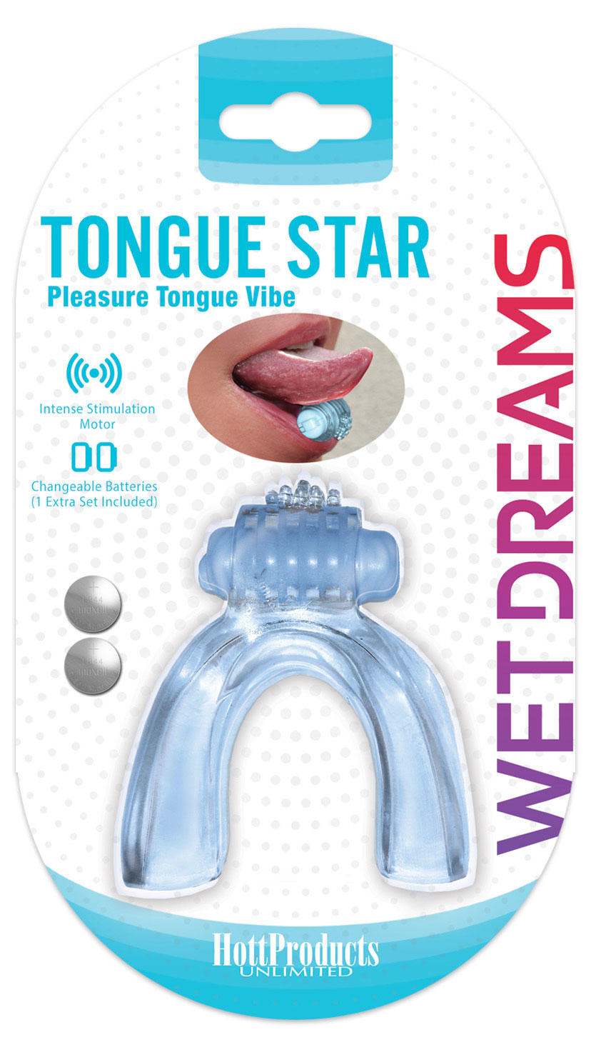 wet dreams tongue star blue 