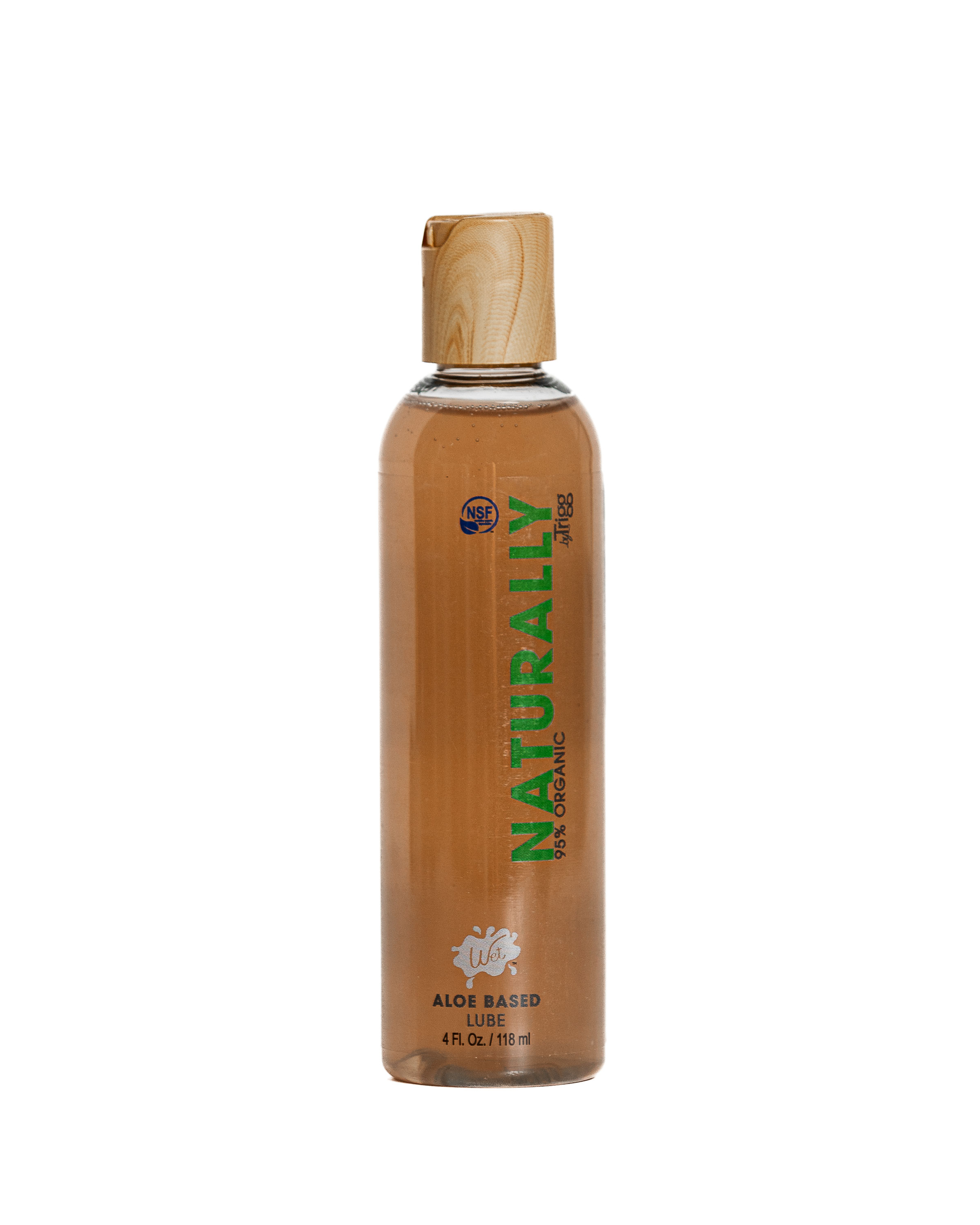 wet naturally certified organic aloe based  lubricant  oz 