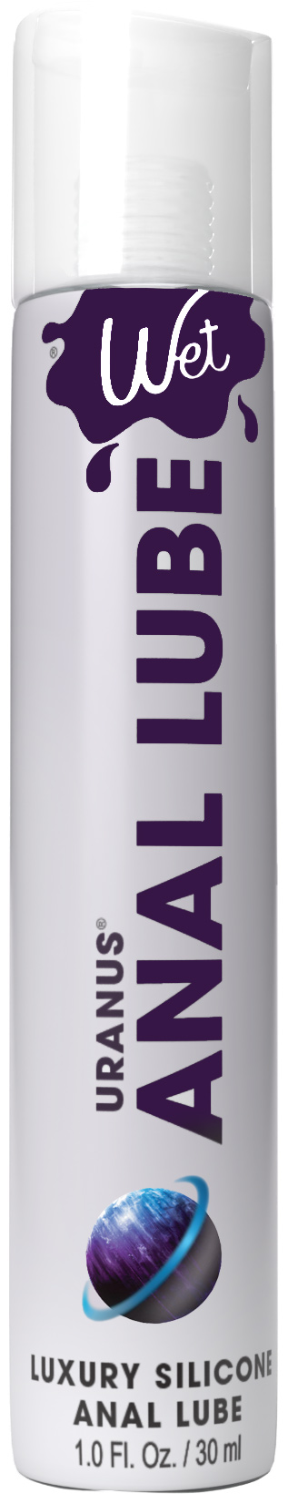 wet uranus anal lube premium silicone based  lubricant . oz 