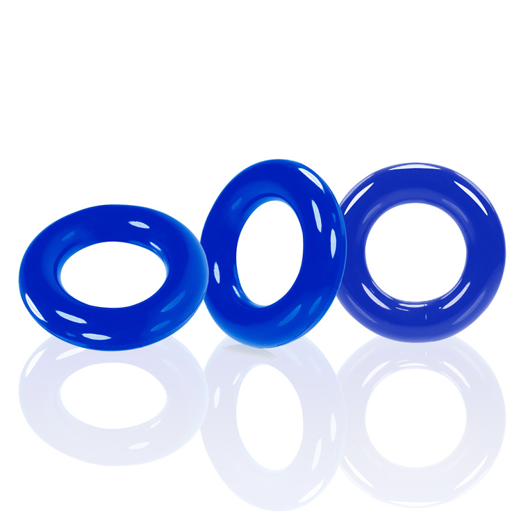 willy rings  pack cockrings police blue 