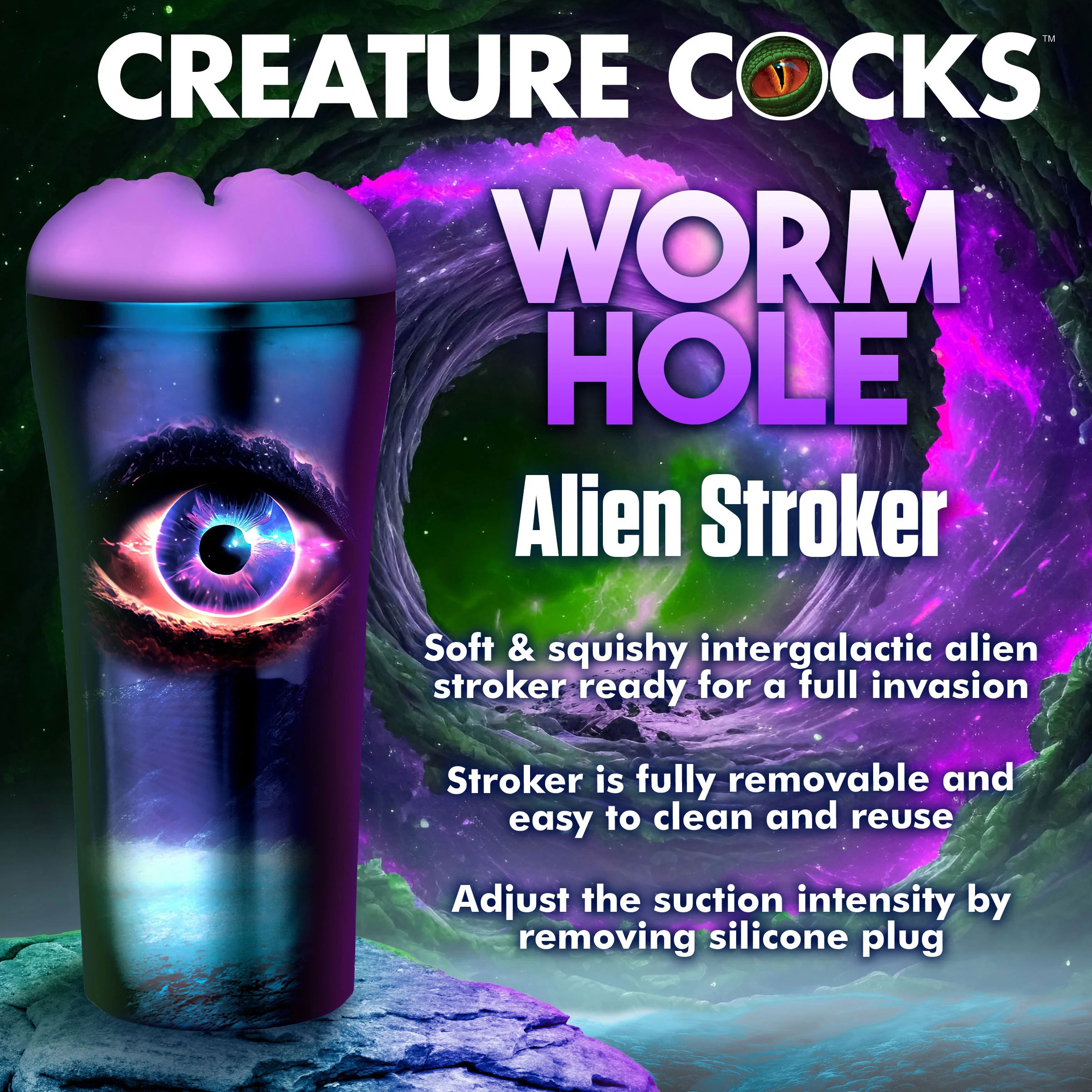 wormhole alien stroker purple 