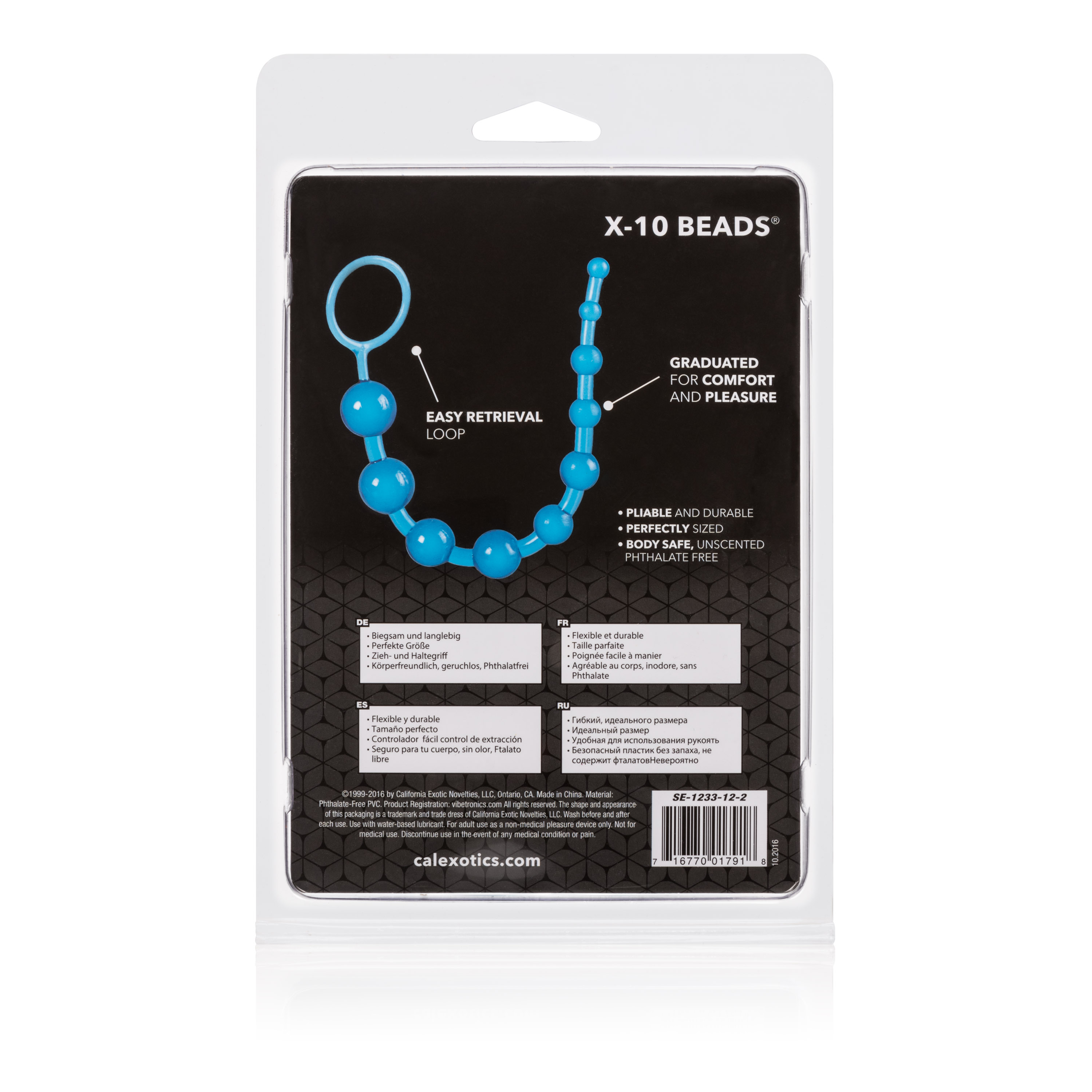 x  beads blue 