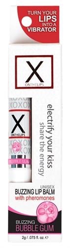 x on the lips lip balm bubble gum  oz 