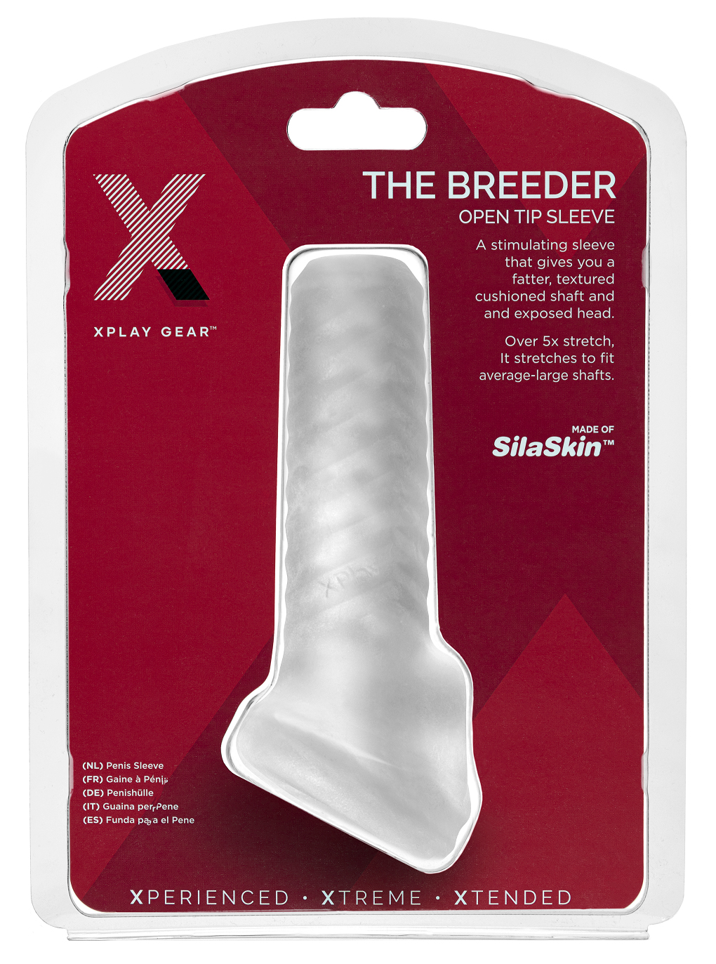 xplay breeder sleeve clear 