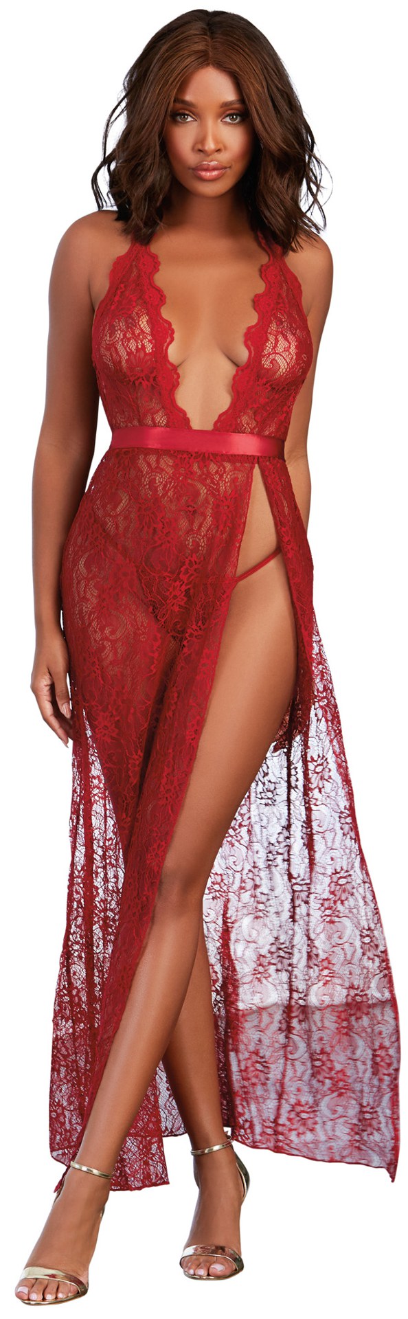 Gown G String Large Garnet