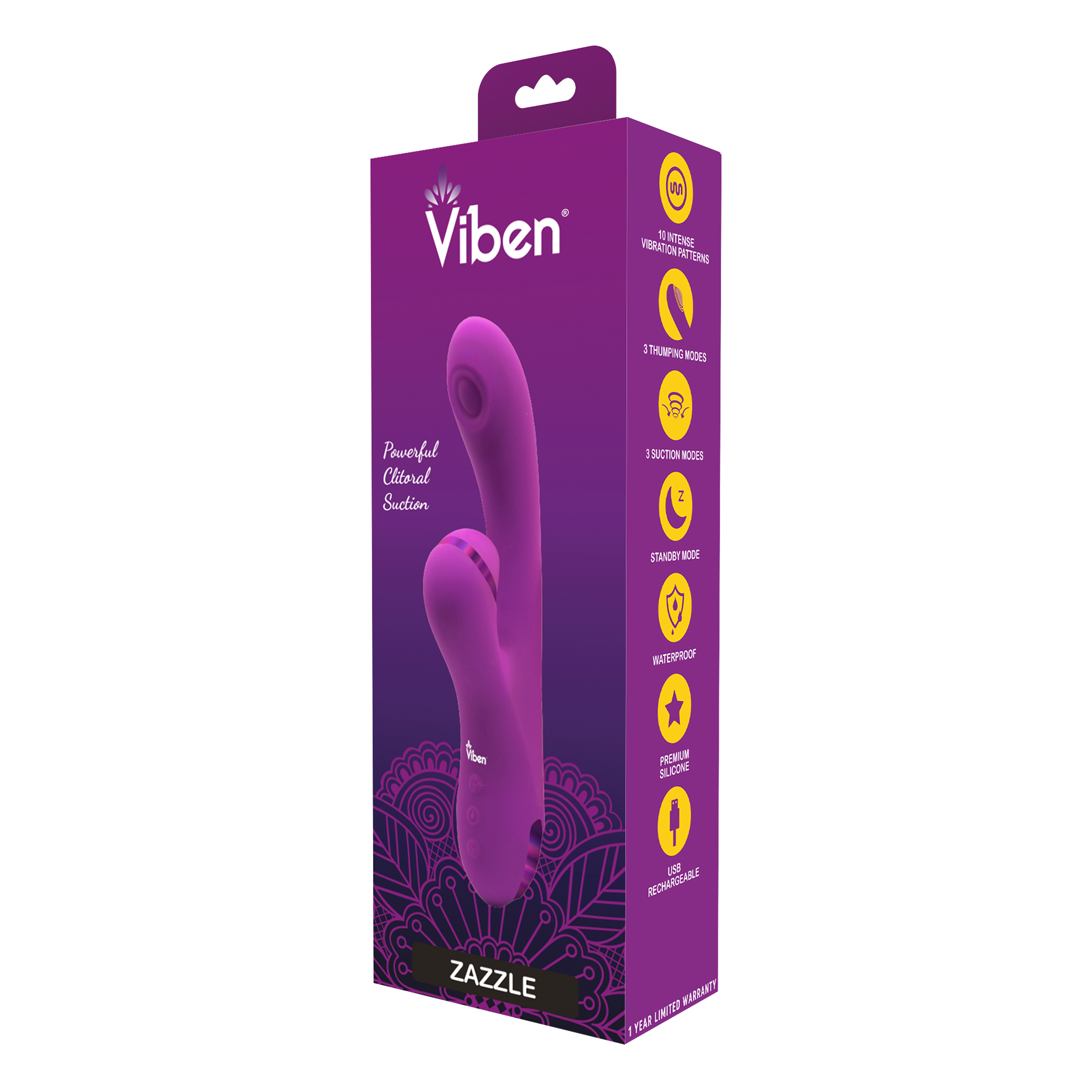 zazzle berry rechargeable thumping and  suction rabbit 