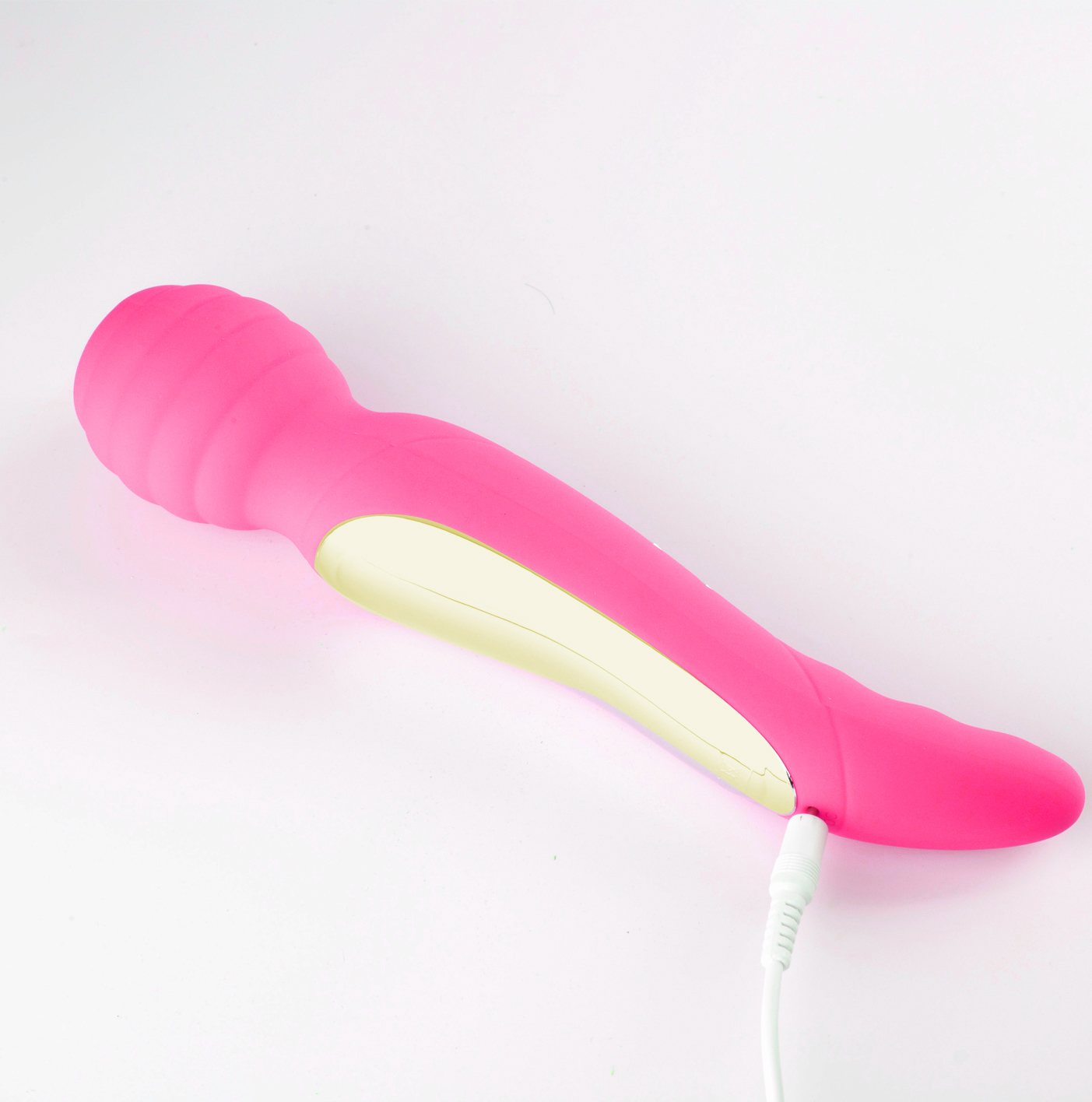 zoe twisty dual vibrating pleasure wand pink 