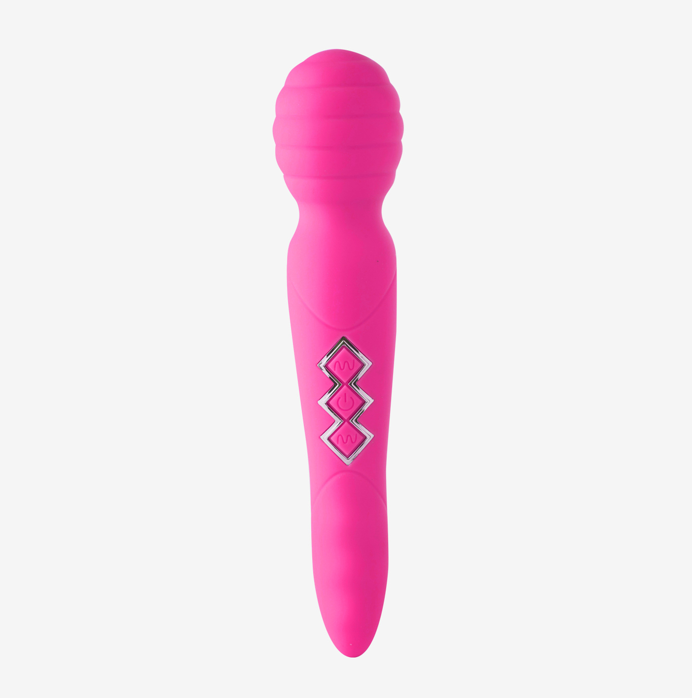 zoe twisty dual vibrating pleasure wand pink 