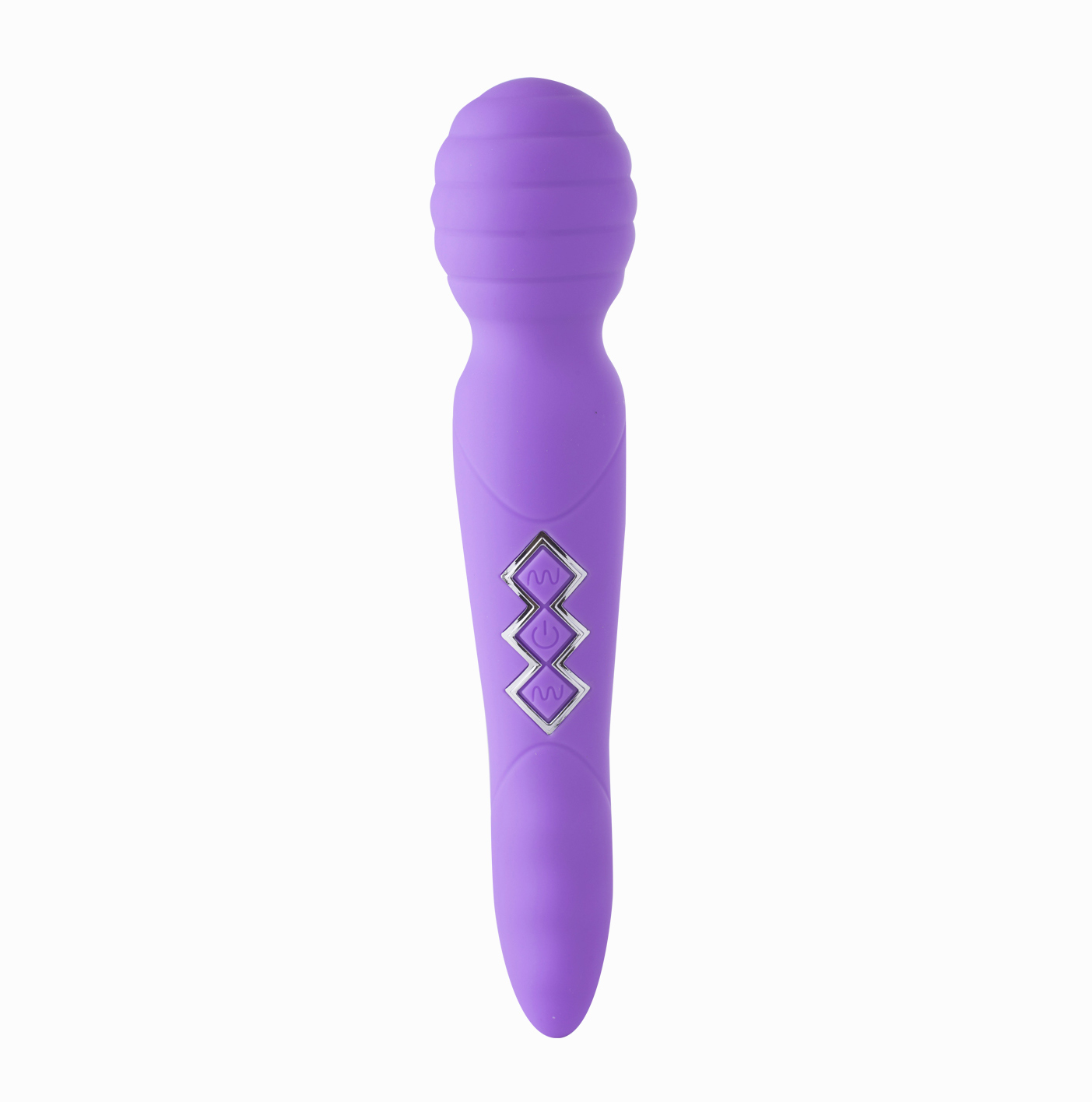 zoe twisty dual vibrating pleasure wand purple 