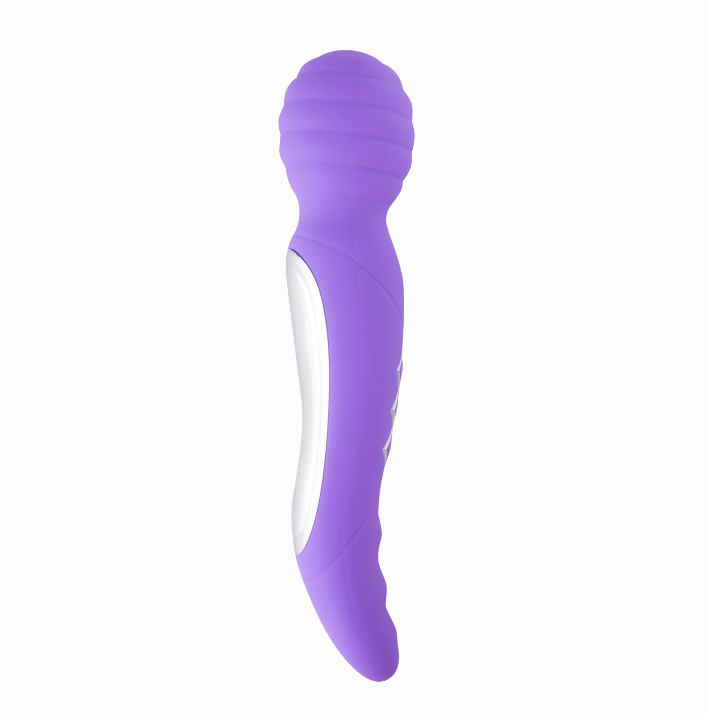 zoe twisty dual vibrating pleasure wand purple 